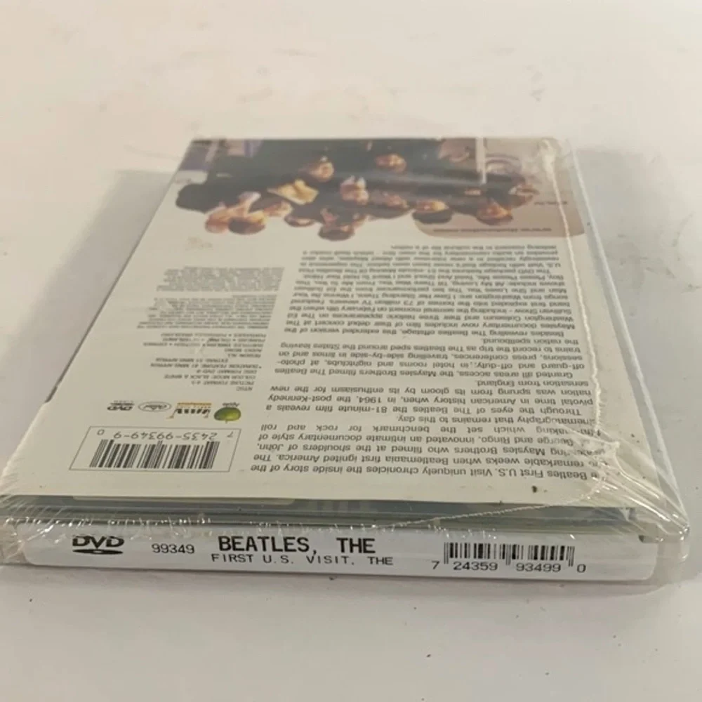 The Beatles NOS Sealed 2003 DVD The First U.S. Visit in 1964 to NY 132 Minutes